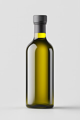 Fototapeta premium Olive Oil Bottle with blank label Mockup isolated on white background