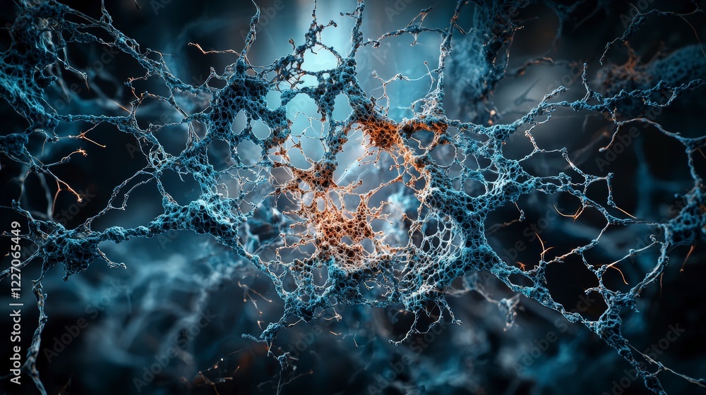 Poster Fractal patterns in nature digital art abstract environment mesmerizing design artistic perspective visual concept
