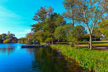 Großkrotzenburger See bei Großkrotzenburg im Main-Kinzig-Kreis und Kahl am Main