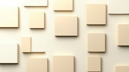 Beige Square Abstract Background Texture