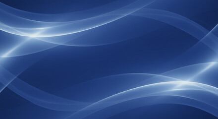 A soft blue abstract background featuring flowing waves subtle Light Effects of white and light blue, abstract background, gradient background.