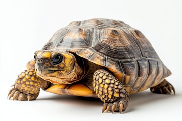 Fototapeta premium Close-up of a Yellow-footed Tortoise