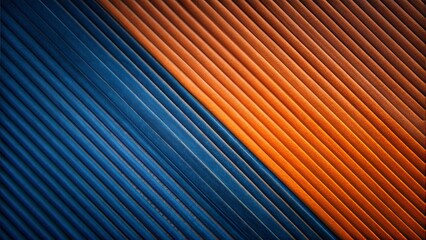 Diagonal abstract lines in blue and orange tones creating a modern visual texture
