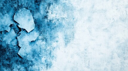 Obraz premium Abstract Blue Watercolor Texture With Icy Gradient