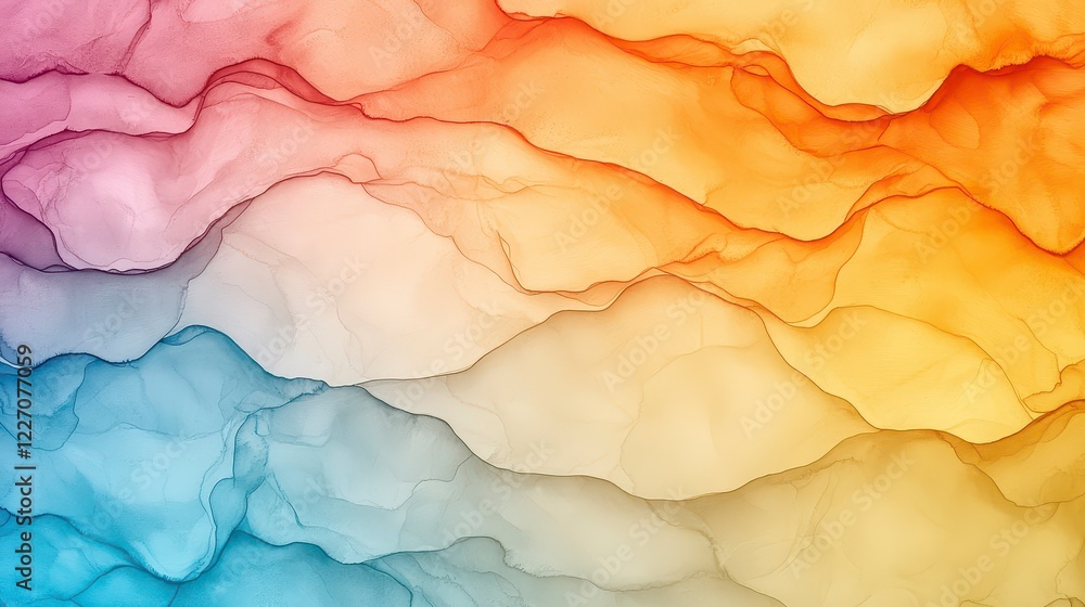 Aufkleber abstract colorful wave pattern background