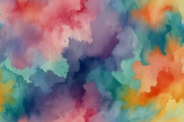 Fototapeta premium watercolor pastel background Generative AI