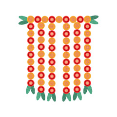 Simple and Elegant Toran for Wedding Hall
