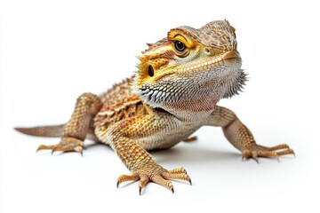 Naklejka premium Close-up of a Bearded Dragon