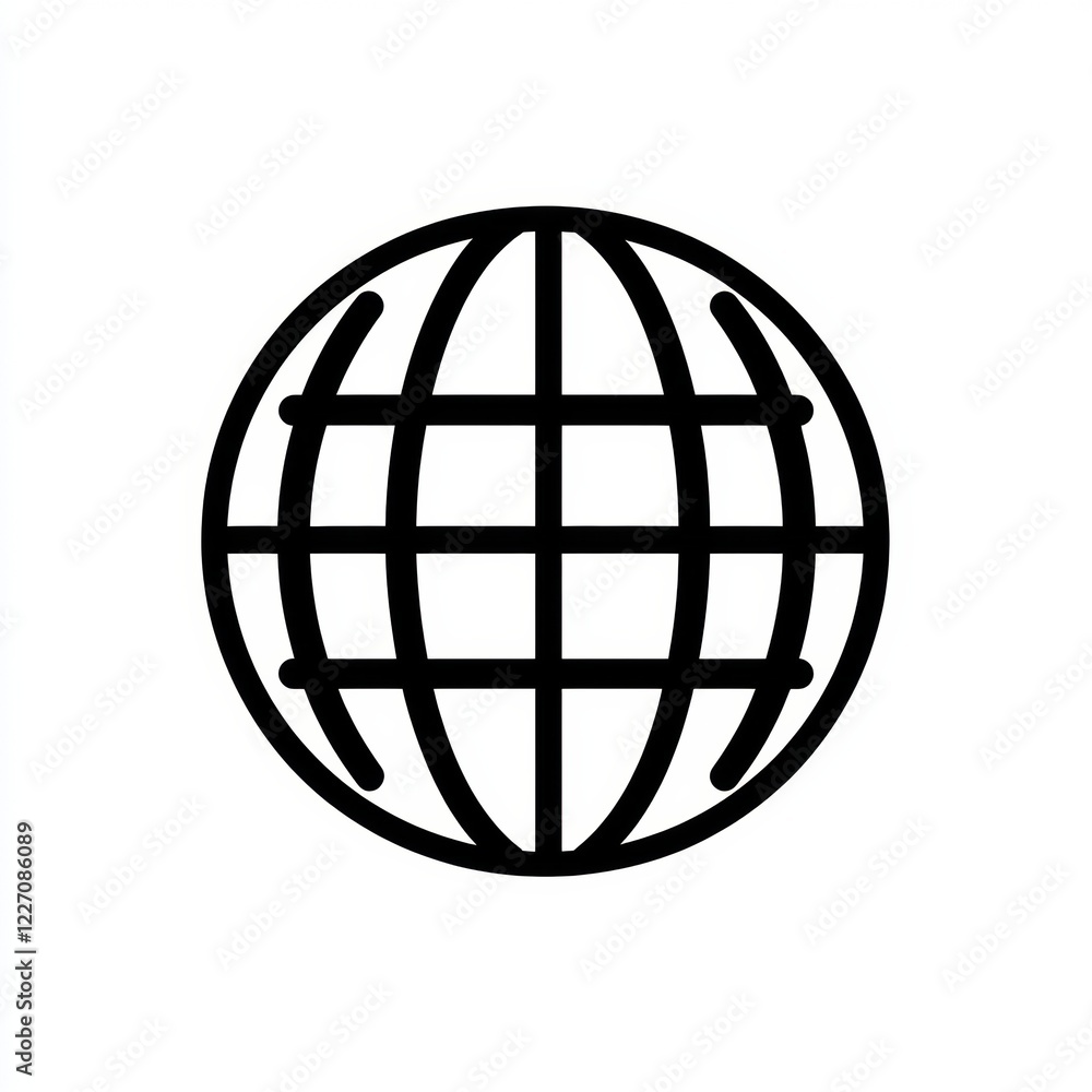 Poster global connectivity symbol represents worldwide communication and collaboration in a digital era for