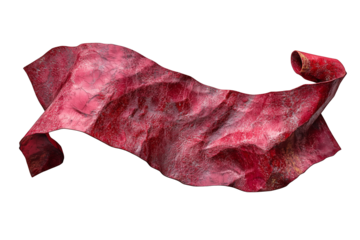 red stone texture ribbon banner