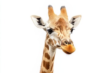 Fototapeta premium Gentle Giant: Close-up of a Giraffe