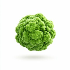 Fototapeta premium Fresh Green Broccoli Isolated on White Background