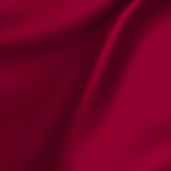 luxurious deep red fabric with smooth, flowing folds and a silky texture."