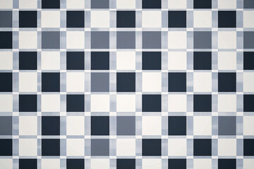 Minimalist gingham pattern featuring gray and white squares in a seamless, modern design highlighting understated elegance