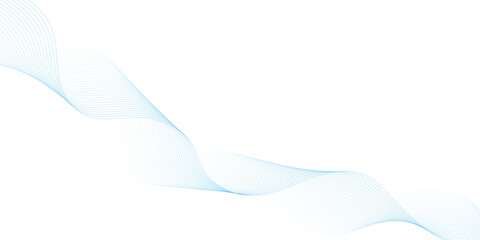 Undulate gray wave swirl. frequency soundwave; twisted curve lines with blend effect. Technology, data science, geometric border pattern.Isolated on white background. Vector illustration 
