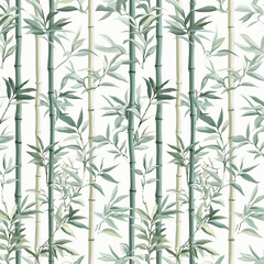 seamless pattern with bamboo