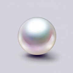 crystal ball isolated on white
