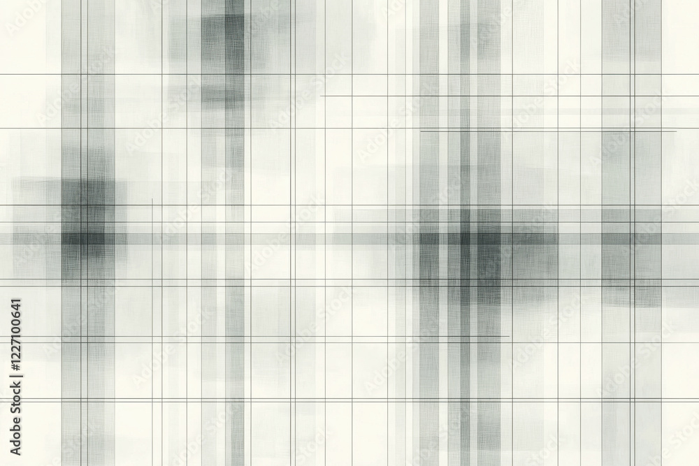 Poster minimalist scandinavian grid pattern featuring soft gray tones with organic imperfections and high d