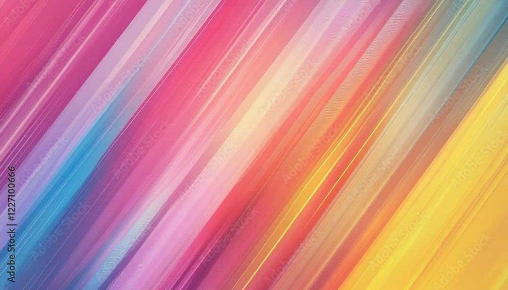Aufkleber Abstract Diagonal Lines Pastel Color Gradient Background