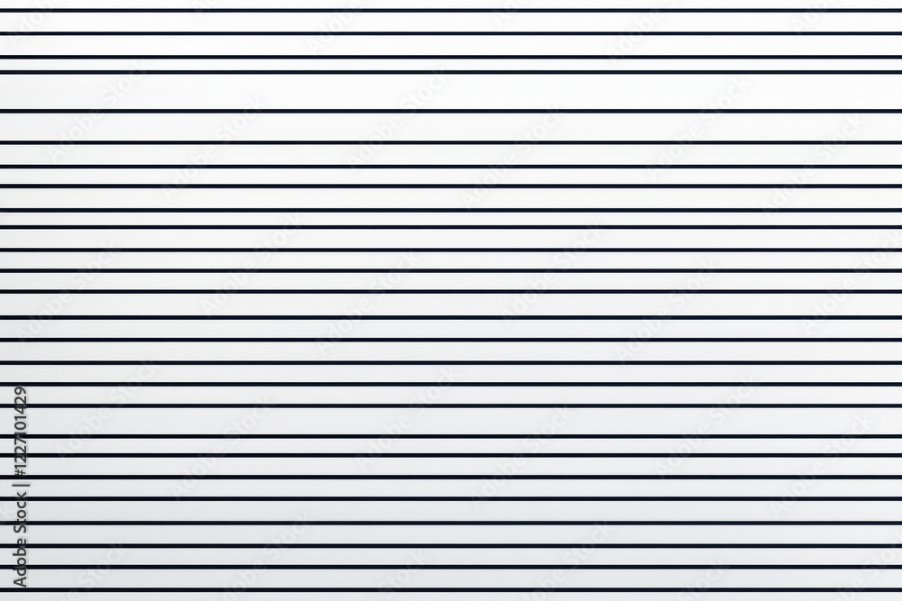Poster nautical-inspired minimalist stripe pattern with navy blue lines on a clean white background in high