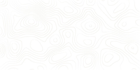 Abstract black and white topographic contours lines of mountains. Topography map art curve drawing. vector illustration. wave Line topography map contour background .background