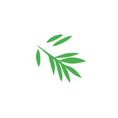 bamboo leaf vector