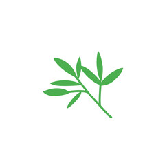 bamboo leaf vector