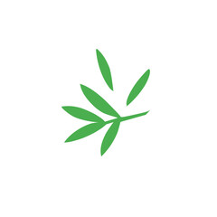 bamboo leaf vector