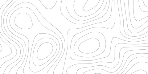 Abstract black and white topographic contours lines of mountains. Topography map art curve drawing. vector illustration. wave Line topography map contour background .background