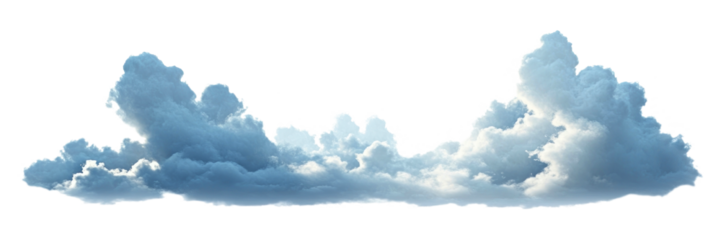 PNG Smooth blue cold clouds weather nature sky.