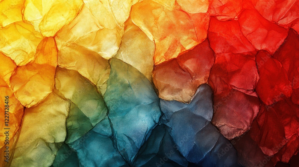 Poster abstract colorful fabric texture gradient design