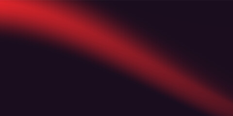 Red black wave background with mesh gradient effect. Vector illustration