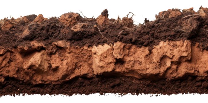 PNG A section of Soil soil white background sachertorte.