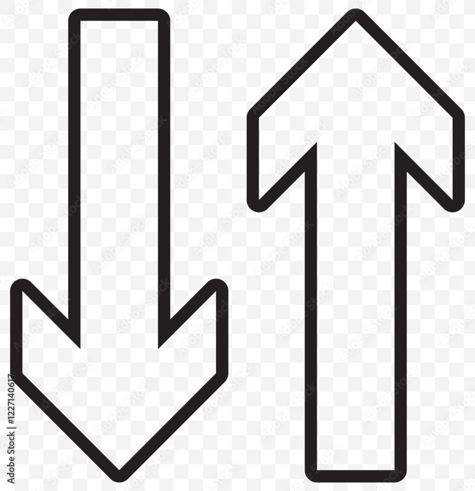 Aufkleber white horizontal long dual arrow. straight two headed white arrow cursor, horizontal element, thick 