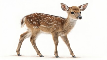 Obraz premium roe deer isolated on white