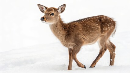Obraz premium roe deer isolated on white