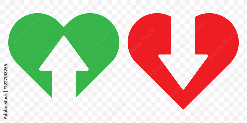 Poster up down arrow vector icon. arrow filled flat symbol for mobile concept and web design. black simple 