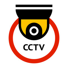 CCTV sticker, video surveillance