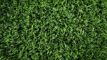 Close-up view of lush green grass with vibrant blades under natural light in a serene outdoor setting during midday. Generative AI