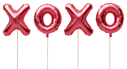 PNG Balloon valentine's letters pink.