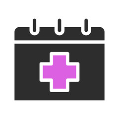 Medical Appointment Reminder Calendar Graphic Icon