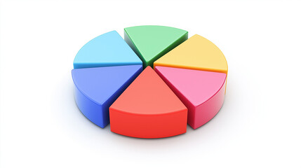 Obraz premium 3d pie chart