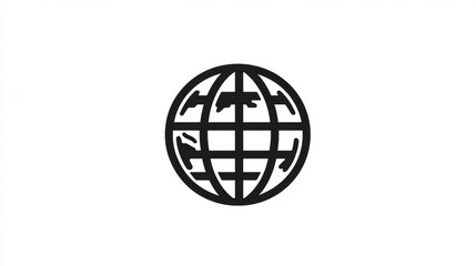 Global symbol representing connectivity and international collaboration in modern technology. Generative AI