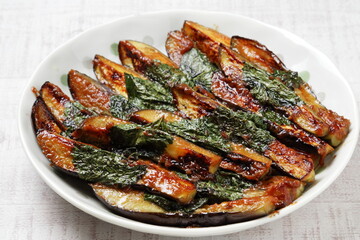 ナスの味噌焼き