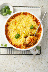 Shepperd's pie with white beans