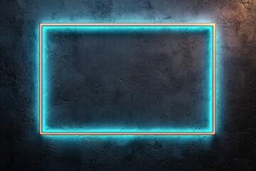 Transparent (png) vintage photo slider with an empty frame cell, incorporating a small vignette, film, and green chromatic aberration, suitable for design purposes, vintage film effects, and