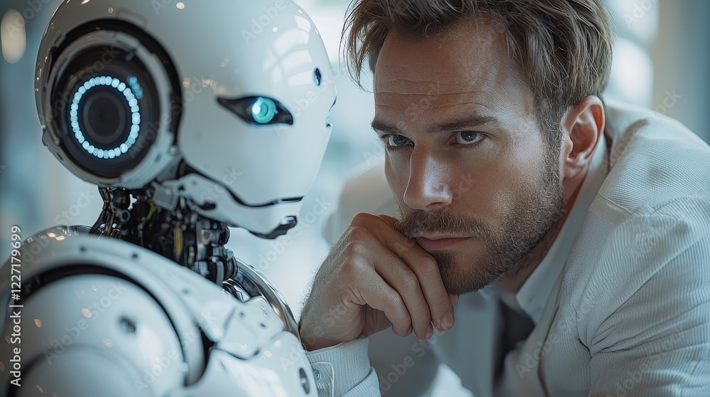 Poster the battle between human traders and automated stock bots