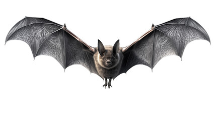 Bat in Flight Dark Background Wildlife Photography