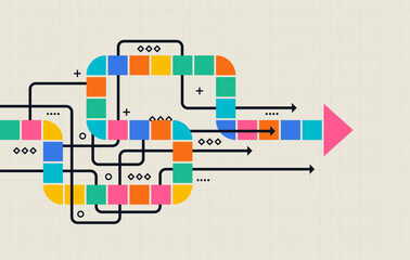 Abstract arrow direction. Business investment to success. financial data graph strategy. Technology background. High speed.