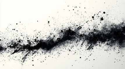 Fototapeta premium Grainy stipple vignette on a transparent backdrop